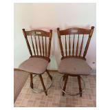 2 high top bar chairs (match dinning chairs)