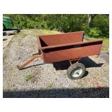 Jackson 7.5cu. Ft. Pull behind lawn trailer