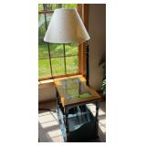 Magazine table lamp 16x24x24