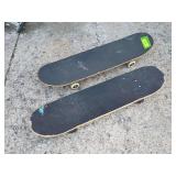 His and hers skateboards