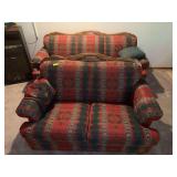 Kenwood House three cushion SW style sofa w matching loveseat 58” and 79”
