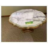 23x30x16H marble top table