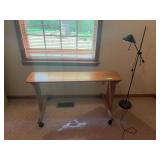 12D x 48L x 24H rolling work station and light