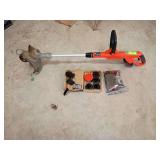 Black and Decker 20v string trimmer with extra line