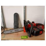 Black and Decker battery powered 40v chainsaw
