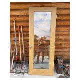 Heavy wood door, vinyl window & Glass entry door