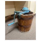 White Mountain antique ice cream freezer