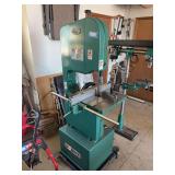 Grizzly industrial G1073Z 16 inch bandsaw with extra blades - on rolling Shopfox cart