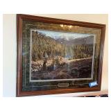 “The Parallel March” signed and numbered framed Barbara Peets print