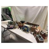 Various Christmas Villages and decor