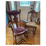 Arm rocker and dining chair