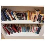 Two shelves books