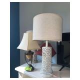 Four table lamps