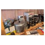 Small appliances includes jars, pots, spices, Keurig, etc