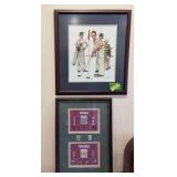 Golfing prints, Norman Rockwell