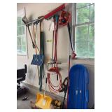 Yard tools, sled, yard work trimmers