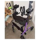 Vive Mobility standing walker, purple