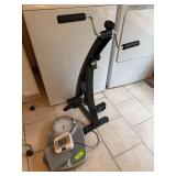 Scale, bp machine, pedal exerciser