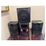 Portable Radio, cd player and speakers