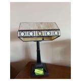 "Stained" glass desk lamp