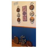 Art on walls and floor
