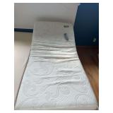 TempurPedic twin size mattress and adjustable frame w remote