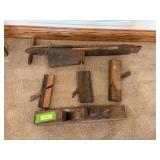 Various planes and hand seeder