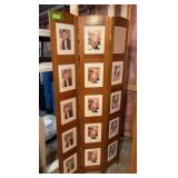 Room divider picture holder