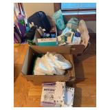 Health supplies includes briefs, wipes, bath sponges, etc
