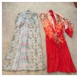 Two kimonos One tag reads size 36