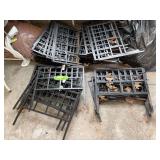 Multi supply 60+ black metal edging fence