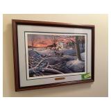 S/N “The Christmas Program” by Patrick Costello 270/500 Framed 27x71