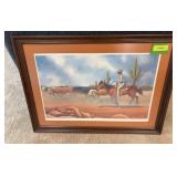Desert cowboy print by C. E. Phelps S/N 167/750