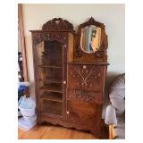 12D x 43L x 68H drop front secretary hutch See photos for condition