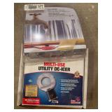 De-icer and water pipe freeze protection