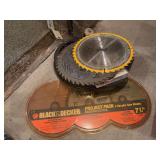 7.25 & 10" saw blades