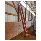 24’ fiberglass extension ladder