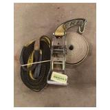 Flat hook heavy duty ratchet strap and choker
