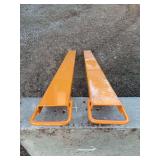 78" Pallet Fork Extensions UNUSED