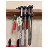(4) Quick clamps 14”