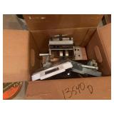 Self centering doweling jig, drill press vise, other fixtures