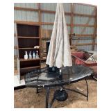 Patio table and 3 chairs