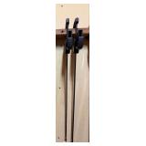 (2) Quick clamps 30”