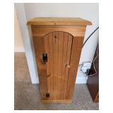 Wood cabinet with shelves 11x16x36”