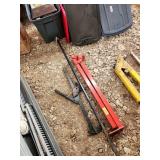 Post puller, fence stretcher and steel bar