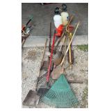 Long handled yard tools and hand sprayers
