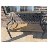 4’ aluminum bench