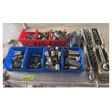Assorted sockets and ratchets
