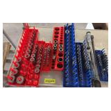 Assorted sockets and rachets