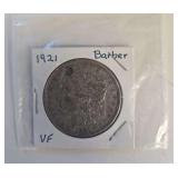 1921 Barber VF One Dollar